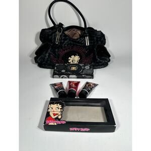 Betty Boop Purse Wallet Gift Set w/ 3 Body Lotions & Box Handbag Bundle